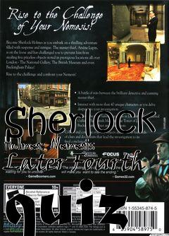 Box art for Sherlock Holmes: Nemesis