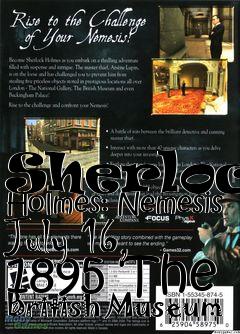 Box art for Sherlock Holmes: Nemesis