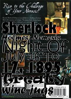 Box art for Sherlock Holmes: Nemesis