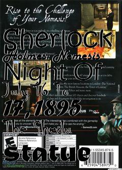 Box art for Sherlock Holmes: Nemesis