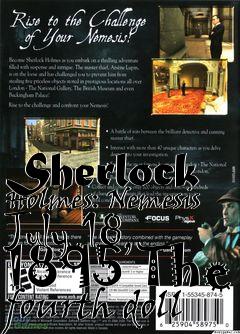 Box art for Sherlock Holmes: Nemesis