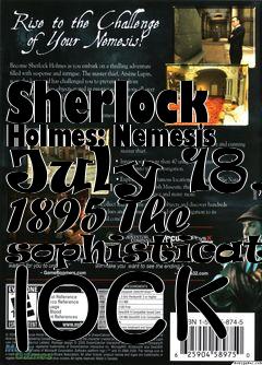 Box art for Sherlock Holmes: Nemesis