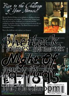 Box art for Sherlock Holmes: Nemesis