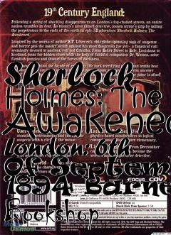 Box art for Sherlock Holmes: The Awakened