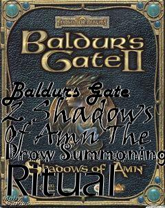 Box art for Baldurs Gate 2 Shadows Of Amn