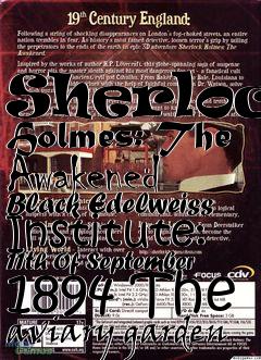 Box art for Sherlock Holmes: The Awakened