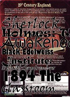 Box art for Sherlock Holmes: The Awakened