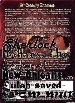 Box art for Sherlock Holmes: The Awakened