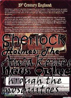 Box art for Sherlock Holmes: The Awakened