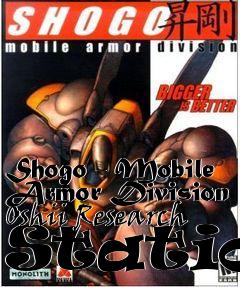 Box art for Shogo - Mobile Armor Division