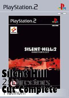 Box art for Silent Hill 2: Directors Cut