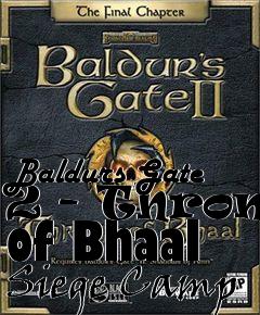 Box art for Baldurs Gate 2 - Throne of Bhaal