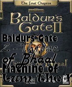 Box art for Baldurs Gate 2 - Throne of Bhaal