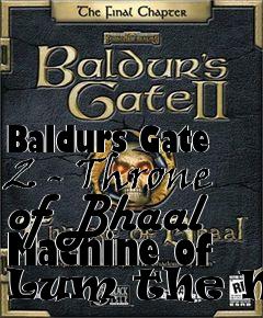 Box art for Baldurs Gate 2 - Throne of Bhaal