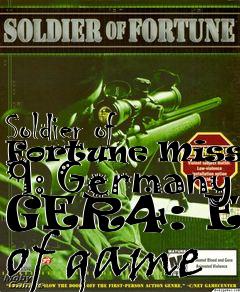 Box art for Soldier of Fortune