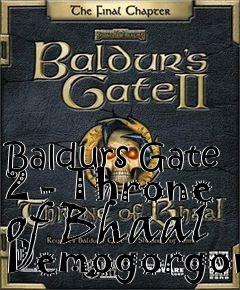 Box art for Baldurs Gate 2 - Throne of Bhaal