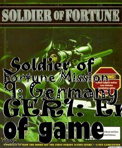 Box art for Soldier of Fortune