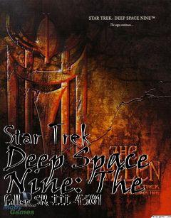 Box art for Star Trek Deep Space Nine: The Fallen