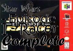 Box art for Star Wars - Episode I - Racer