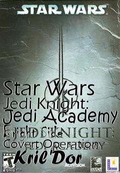 Box art for Star Wars Jedi Knight: Jedi Academy