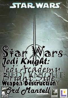 Box art for Star Wars Jedi Knight: Jedi Academy