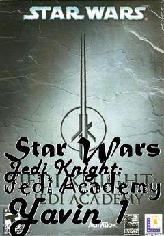 Box art for Star Wars Jedi Knight: Jedi Academy