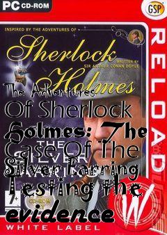 Box art for The Adventures Of Sherlock Holmes: The Case Of The Silver Earring