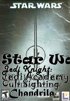 Box art for Star Wars Jedi Knight: Jedi Academy