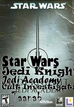 Box art for Star Wars Jedi Knight: Jedi Academy