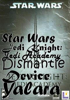 Box art for Star Wars Jedi Knight: Jedi Academy