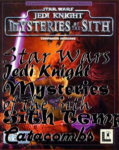 Box art for Star Wars Jedi Knight Mysteries of the Sith