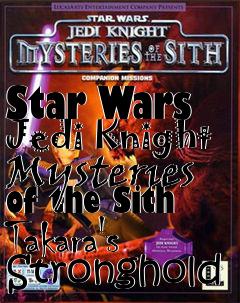 Box art for Star Wars Jedi Knight Mysteries of the Sith