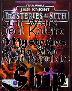 Box art for Star Wars Jedi Knight Mysteries of the Sith