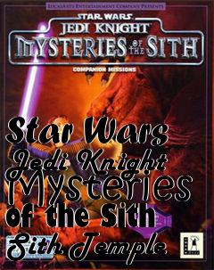 Box art for Star Wars Jedi Knight Mysteries of the Sith