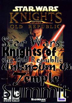 Box art for Star Wars: Knights of the Old Republic