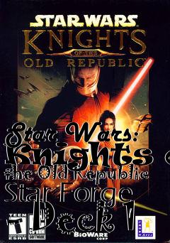 Box art for Star Wars: Knights of the Old Republic