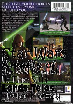 Box art for Star Wars Knights of the Old Republic II: The Sith Lords