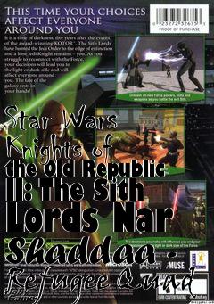 Box art for Star Wars Knights of the Old Republic II: The Sith Lords