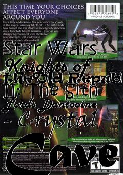 Box art for Star Wars Knights of the Old Republic II: The Sith Lords