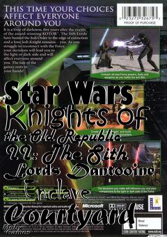 Box art for Star Wars Knights of the Old Republic II: The Sith Lords