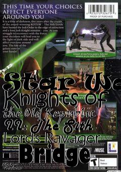 Box art for Star Wars Knights of the Old Republic II: The Sith Lords