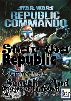 Box art for Star Wars: Republic Commando