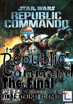 Box art for Star Wars: Republic Commando