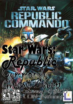 Box art for Star Wars: Republic Commando