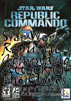 Box art for Star Wars: Republic Commando