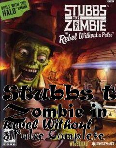 Box art for Stubbs the Zombie in Rebel Without a Pulse