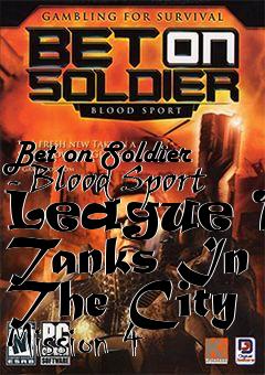 Box art for Bet on Soldier - Blood Sport