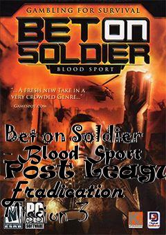 Box art for Bet on Soldier - Blood Sport