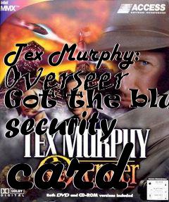 Box art for Tex Murphy: Overseer