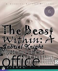 Box art for The Beast Within: A Gabriel Knight Mystery